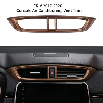 Avto Centralne klimatske naprave, Veter Vtičnico Plošča nadzorno ploščo Nalepke Breskev Lesa Zrn Oblikovanje za Honda CR-V CRV 2017-2020