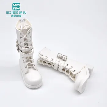 Ustreza 43--45 cm 1/4 BJD čevlji Sferične skupno lutka dodatki Modni Martin škornji, visoki škornji usnjeni čevlji
