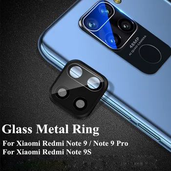 Za Xiaomi Redmi Opomba 9 Pro Kamero Steklo Objektiv Zaščitnik Popolno Zaščito za Redmi Opomba 9 9-ih Primeru Zajema Kamera Kovinski Obroč