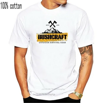 Bushcraft Prostem Preživetje Umetnost Moške Nov Modni Moški Tee Majica Vrhovi Camisetas Ulične T-Majice Stiski T-Shirt