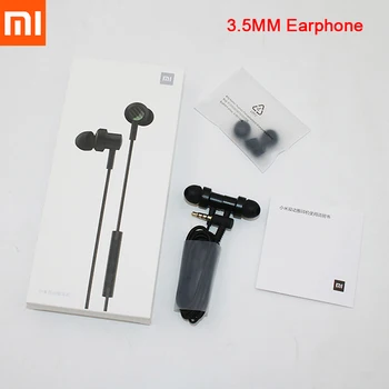 M11 Bas Slušalke Xiaomi 3,5 MM Stereo Čepkov Žično Nadzor Dvojno Voznik Z Mikrofonom Slušalke z mikrofonom Za MI CC9 Opomba 10 Redmi Opomba 8 9 Pro