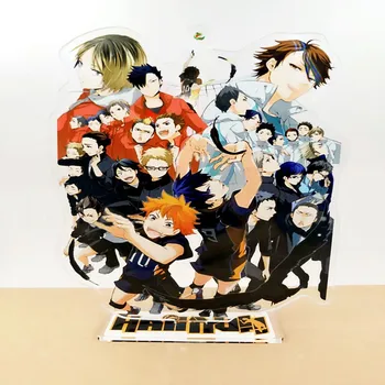 Haikyuu!! Hinata Kageyama Tsukishima Sugawara Družino Akril Stojijo Številke Modela Ploščo Mizo Dekor Igrača Keychain Anime Zbirka 7356
