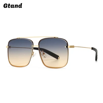 Gtand 2021 Moda Kul Edinstveno Kvadratnih Pilot Style Gradient sončna Očala Za Ženske in Moške Modne blagovne Znamke Design Rock sončna Očala GT296