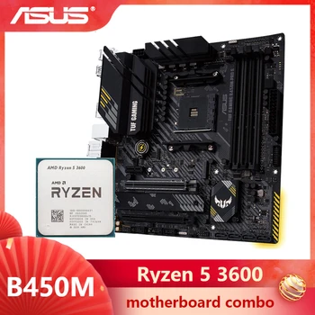 Asus TUF GAMING B450M-PRO S Motherboard combo kit komplet Ryzen 5 3600 AM4 CPU DDR4 B450