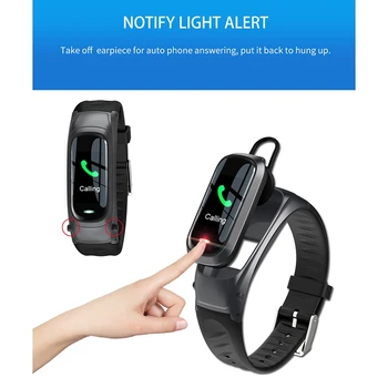 VROČE B9 Brezžične Slušalke Smart Watch Srčni utrip, Krvni Tlak Fitnes Zapestnica 5.0 AI Telefonski Slušalki Bluetooth Watch