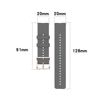 20 mm, Trak za Samsung Galaxy Watch 3 41 42 aktivna 2 40 44 S4 S2 Klasičnih silikonsko Zapestnico trak Hitro namestitev Smart Manžeta