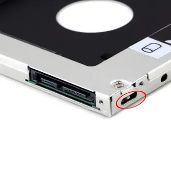 Univerzalni Aluminija 2nd HDD Caddy za 9,5 12,7 mm SATA 3.0 Trdi Disk Polje Optibay Ohišje 2.5 SSD Za Prenosni DVD-ROM 74018