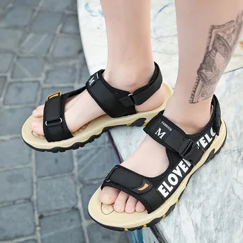 2021 nov poletni moški sandali plaži gladiator sandali dew toe slippersfisherman modni sandali ne zdrsne copate ravno sandali