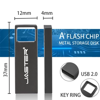 Poslovni kovinsko pero disk 128GB memoria USB flash disk 64GB Pomnilnika naprave USB 32 gb Black Pendrive za pametni telefon na USB ključ 4gb