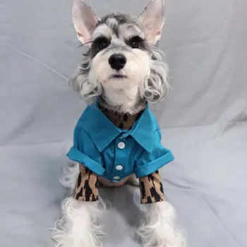 Spomladi in jeseni barva oblačila za pse majhne pse Teddy Schnauzer Bichon oblačila mucek srajco anti-las, ki spadajo oblačila 74319