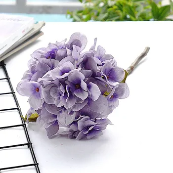 Cvetlični aranžma Britanski hydrangea cvet dom dekoracija poroka DIY umetno cvetje na debelo dropshipping