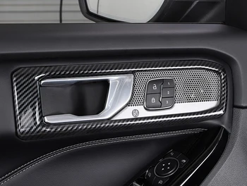 Za Ford Explorer 2020 2021 Pribor ABS Ogljikovih Vlaken Notranja Vrata Okvir Ročaj Kritje Trim 4pcs Avto Styling
