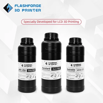 Flashforge 500 ml Fotoobčutljivih Smole za 3d Tiskalnik 405nm Standard ABS-Kot Voda Stroj Fotopolimerskih Smolo LCD Impresora 3d