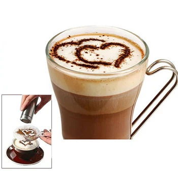 16Pcs Kave, Pribor Torto Dekoracijo Cupcake Predlogo Plesni Cappuccino Latte Matrica Aparat za Kuhanje Orodja Kuhinja Doma Cocina