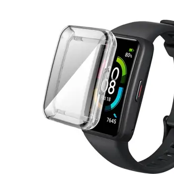 Prevleka TPU Mehki Silikonski Zaščitni Lupini Za Huawei Honor 6 Primeru Kritje Za Čast Band6 Smartwatch Dodatki