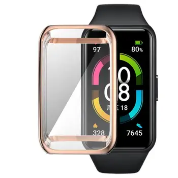 Prevleka TPU Mehki Silikonski Zaščitni Lupini Za Huawei Honor 6 Primeru Kritje Za Čast Band6 Smartwatch Dodatki