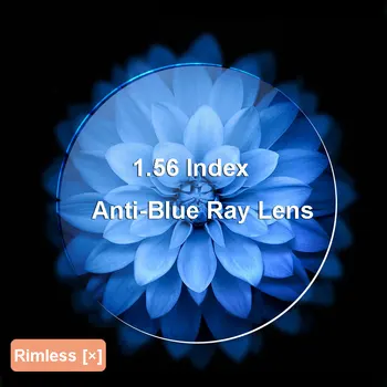1.56 Anti-Blue Ray Enotno Vizijo Asferični Optični Leče Recept Korekcijo Vida Računalnik Branje Objektiv Za Ženske in Moške