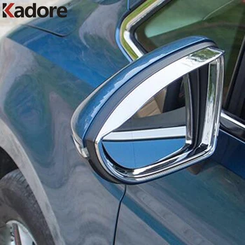 Za VW Za Volkswagen Touran 2016 2017 2018 2019 Chrome Rearview Mirror Dež Ščit sončnega Odtenek Kritje Trim Avto Dodatki