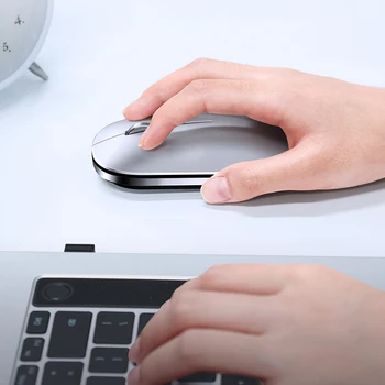 Polnjenje Igralnih Brezžično Miško Za Macbook Xiaomi PC Gamer 2.4 G Wireless Mouse Igralec Miši Čarobno Gaming Računalnik Miške Mause