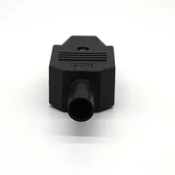 10A 250V Black IEC C13 Ženski Plug Rewirable Napajalni Priključek 3 Zatiči AC Vtičnico