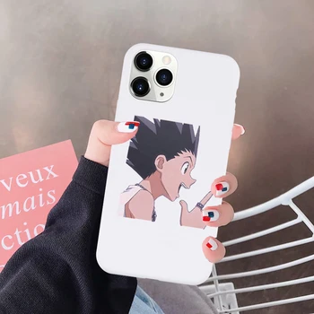 JAMULAR HUNTER x HUNTER Gon Killua Anime Phone Case For iPhone 11 Pro 12 X XS MAX XR 7 SE 20 6 8 Plus Soft Silicone Cover Fundas