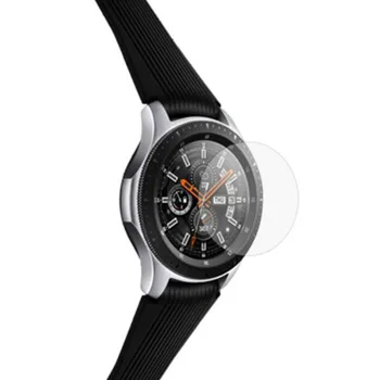 2 x Kaljeno Steklo Jasno, Zaščitna folija Zaščito Za Samsung Galaxy Watch 42MM 46MM Smartwatch Zaslon Patron Pokrov