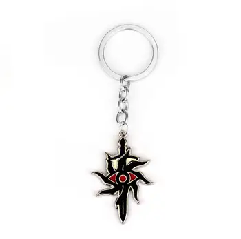 Igre Dragon Age 3 Inkvizicije Črna Rdeča Emajl Kovinske Zlitine Keychain Vroče Moda Chaveiro Dodatki Darilo za Ljubitelje Spominkov