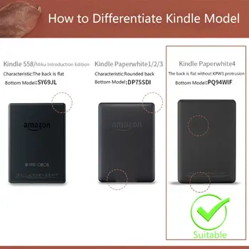 Magnetni Smart Primeru za Amazon Kindle Paperwhite 4 Coque Ultra Slim odslej Kritje za Kindle Paperwhite4 s Samodejnim Wake/Spanja