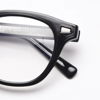Moda Optičnih Očal Okvir Moški Ženske Blagovne Znamke Design Acetat Vintage Stil Kratkovidnost Očala Okvir Očistite Objektiv Visoke Kakovosti 78988