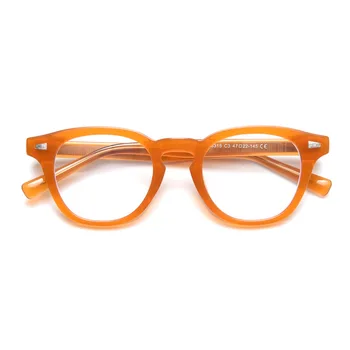 Moda Optičnih Očal Okvir Moški Ženske Blagovne Znamke Design Acetat Vintage Stil Kratkovidnost Očala Okvir Očistite Objektiv Visoke Kakovosti