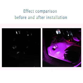 Nova LED Avto Stopala Svetlobo Okolice Lučka za Notranje Dekorativne Luči za Eno Mini Cooper R50 R52 R53 R55 R56 R60 R61 PACEMAN COUNTRYMA