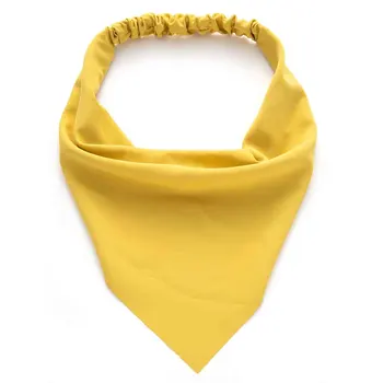 2021 Novo Headscarf Macaron Elastični Trak Elastična Divje Hairband Ženski Trikotnik Šal Pomlad in Poletje Pripomočki na Debelo