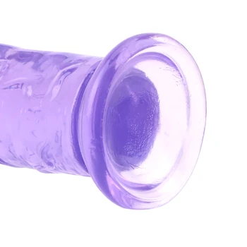 Mehak Jelly Vibrator Realističen Penis Močan Sesalni Analni Butt Plug Dick Igrača za Odrasle Erotična G-spot Orgazem Seks Igrače za Ženske