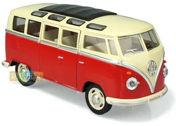 Klasična VW Bus Potegnite Nazaj Zlitine Modela Avtomobila Die-cast Predvajaj Vozil Igrače za Otroke Zbirka 80164
