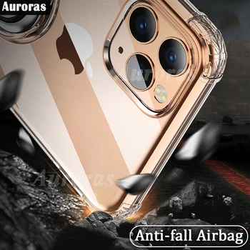 Auroras Za Motorola G100 Primeru Anti-pade zračna Blazina Jasno Primeru Shockproof Z Obroč Ohišje Za Moto G100 Pokrov