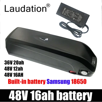 Hailong Li-oin Baterije Z USB 48V16Ah 48V 20AH Električno Kolo Downtube Baterijo S Polnilnikom Za 250W 500W 750W 800W 1000W Motornih