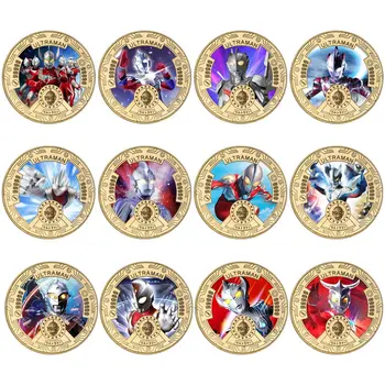 12pcs Japonske Anime pozlačeni Zbirateljskih Kovancev z Kovanec Darila Polje Spominski Kovanec Darilo Moških Fantje Dropshipping