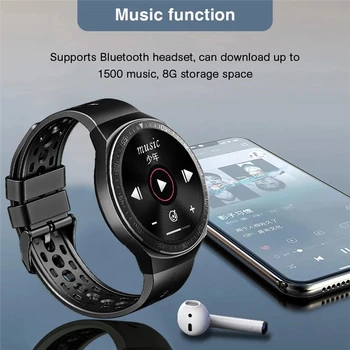 2021 Nove Bluetooth Klic Pametno Gledati Moške 8G Pomnilniški Kartici Predvajalnik Glasbe smartwatch Za Android ios Telefon Nepremočljiva Fitnes Tracker