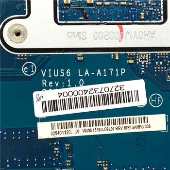 KEFU VIUS6 LA-A171P Prenosni računalnik z Matično ploščo Za Lenovo Thinkpad S540 S5-S540 Motherboard I7-4500U/I7-4510U CPU Testirani