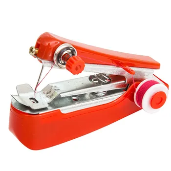 Prenosni Mini Ročni Šivalni Stroj Enostavno Upravljanje Šivanje Orodja Za Šivanje Tkanine, Tkanine Priročno Orodje Needlework