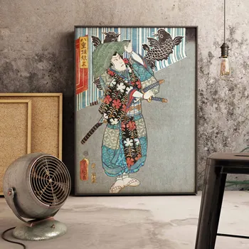 Krajine Ljudje Japonskih Klasičnih Starih Slikah Kakovosti Platna, Plakati, Umetnosti Doma Dekor Spalnica Kavč, Ki Živijo Stenski Dekor Sliko