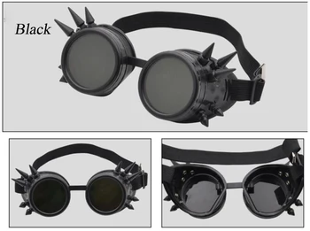 Sončna Očala Zakovice Steampunk Windproof Ogledalo Letnik Gothic Leče Očala Očala Cosplay Ženske Moški Modni Predloga Dodatki
