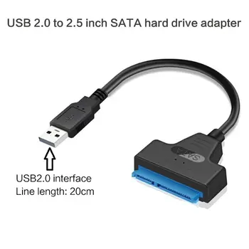 X7AA USB 3.0/2.0/Tip C do 2,5 Inch SATA Trdi Disk Adapter Pretvornik-Kabel za 2.5