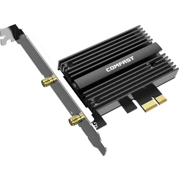 3000Mbps Dual Band Adapter WiFi 6 AX200 802.11 ax PCI-Ex1 Brezžična Omrežna Kartica 2021 Novo Univerzalno Povezovanje Pribor 2021 82351