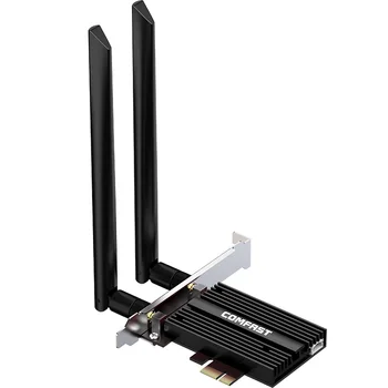 3000Mbps Dual Band Adapter WiFi 6 AX200 802.11 ax PCI-Ex1 Brezžična Omrežna Kartica 2021 Novo Univerzalno Povezovanje Pribor 2021