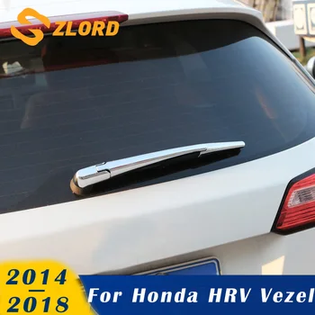 Za Honda SSF Vezel HR-V HR V - 2018 Chrome Zadaj Prtljažnik Okno Metlice Roko Rezilo Zajema Trim Prekrivni Šoba Modeliranje Avto Styling