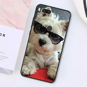 Westie Terier Pes, Psiček živali Primeru Telefon Za Xiaomi Redmi opomba 7 8 9 t max3 s 10 pro lite funda lupini pokrov 82646