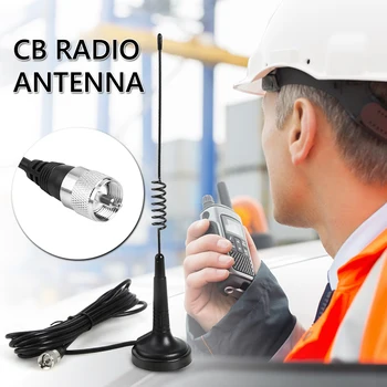 PL CB Radijska Antena MAG-1345 26-28MHz z Magnetno Bazo 4m RG58U Napajalni Kabel na Prostem Osebni Avto Deli, Okraski
