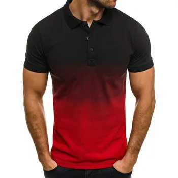 Poletje Kratek Sleeve Majica Moški Modni Majice Priložnostne Slim barva Poslovni Moške Srajce za Moške Oblačila 82911