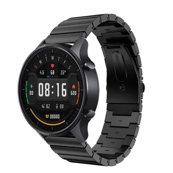 Za Xiaomi MI Watch & Mi Gledati Barva Nerjavečega Jekla, Trak za Hitro Sprostitev, Watchband Kovinski Manšeta Zapestnica 22 mm Watch Band